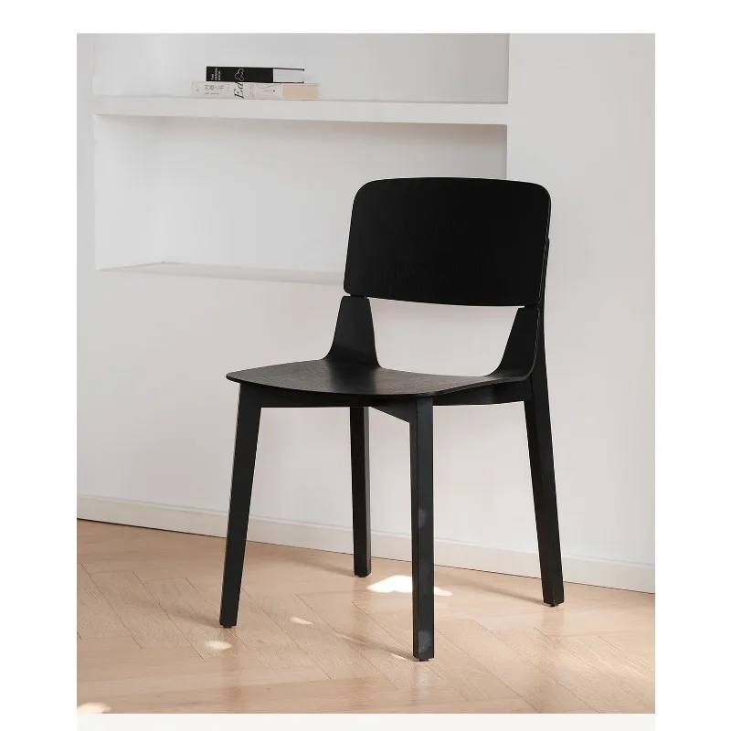 

Nordic Wabi-Sabi Round Table & Chair Set, Solid Wood Minimalist Dining for Small Space Dinning Table Set Furniture Modern