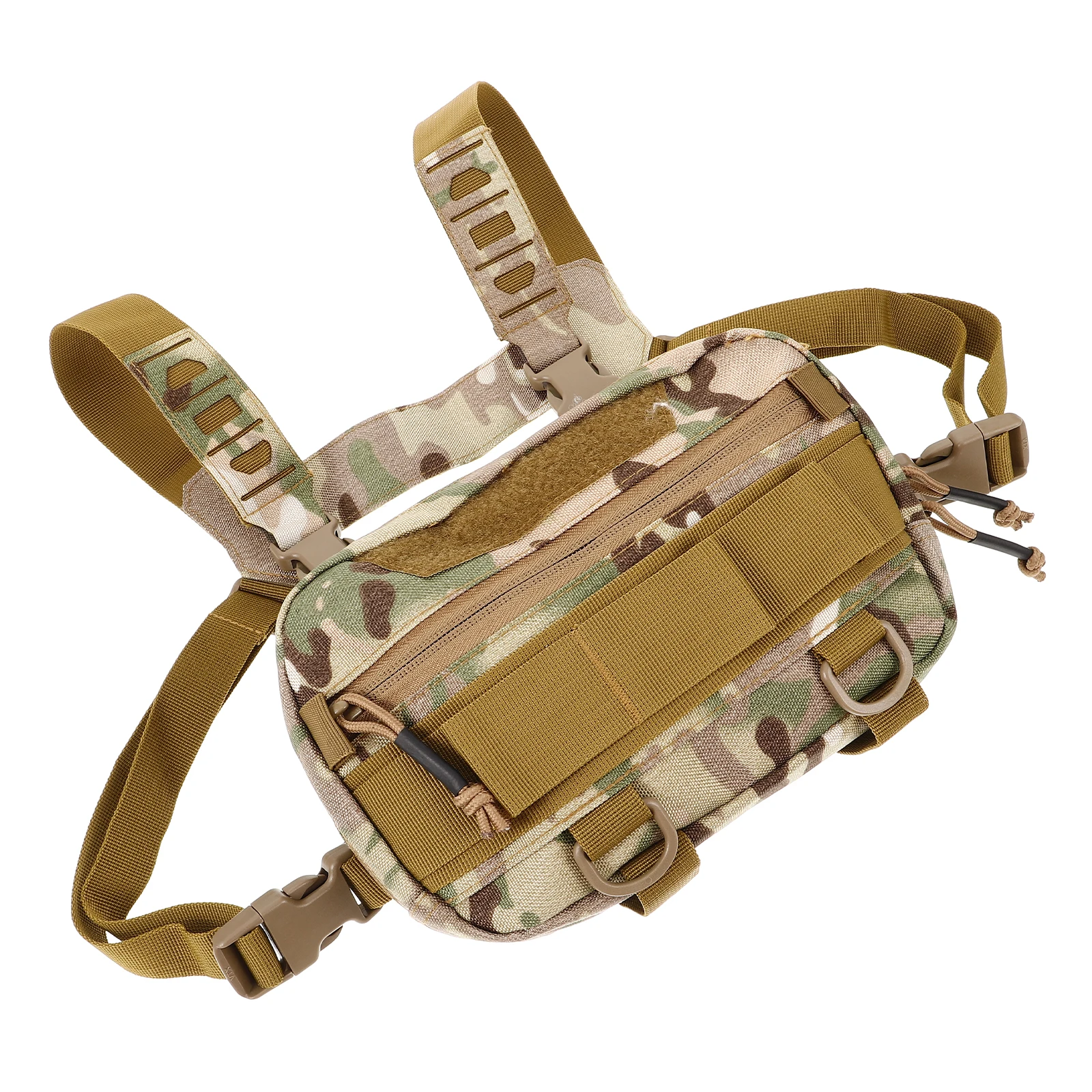 

Lightweight Multi-Function Chest Bag Men Oxford Cloth Outdoor Sports Bag For Running Hiking Snowboarding Compact Vest Pouch
