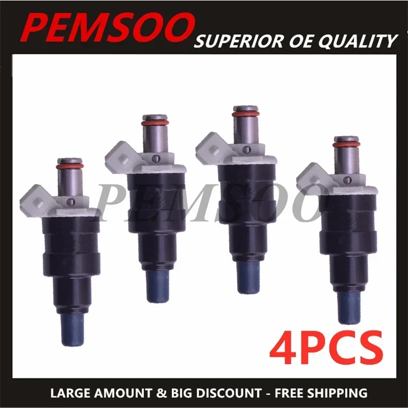 

4pcs 23250-45011 Fuel Injector Nozzle For Toyota 4runner Camry Celica Pickup Van 2.0l-2.4l L4 1983-1988 2325045011