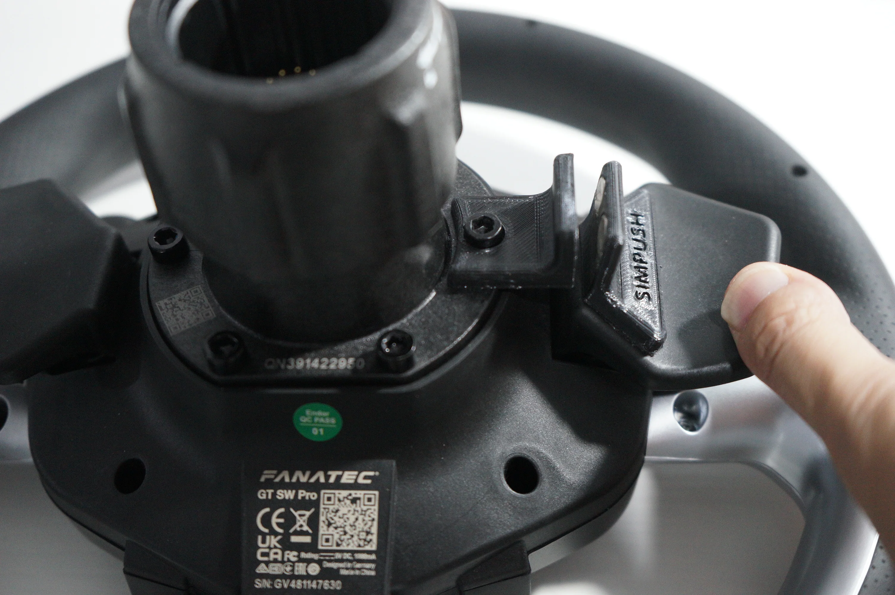 SIMPUSH Magnetic paddle shifter mod Modification  sim racing GT7 for FANATEC DD PRO