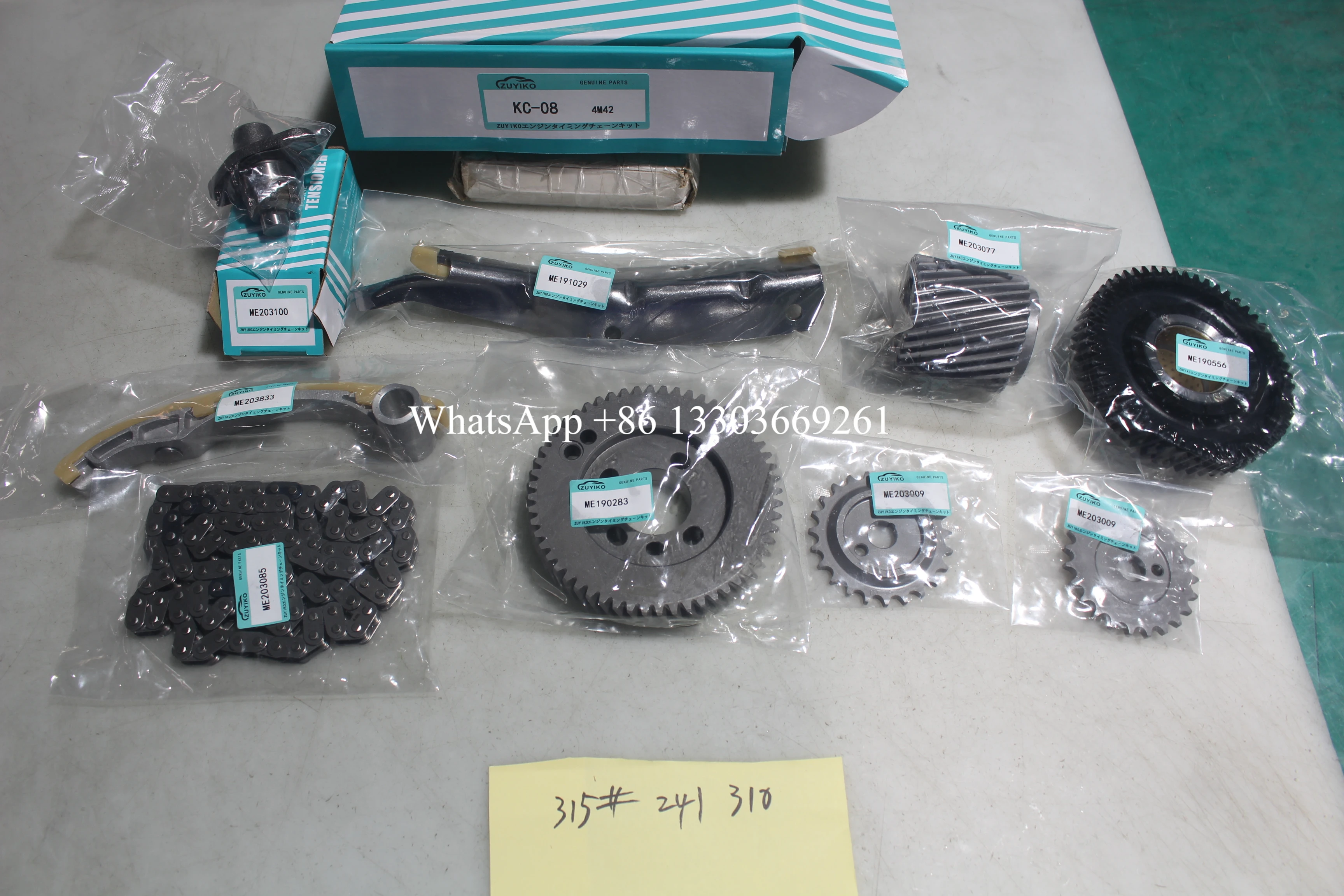 

4M42 TIMING CHAIN KIT FOR MITSUBISHI 4m42 engine timing chain set ME203085 KC-08