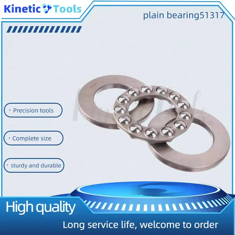 

Plain Bearing 51317 for Industrial Machinery Fits Packaging Food Chemical Machines Withstands Heavy Axial Loads During Operation
