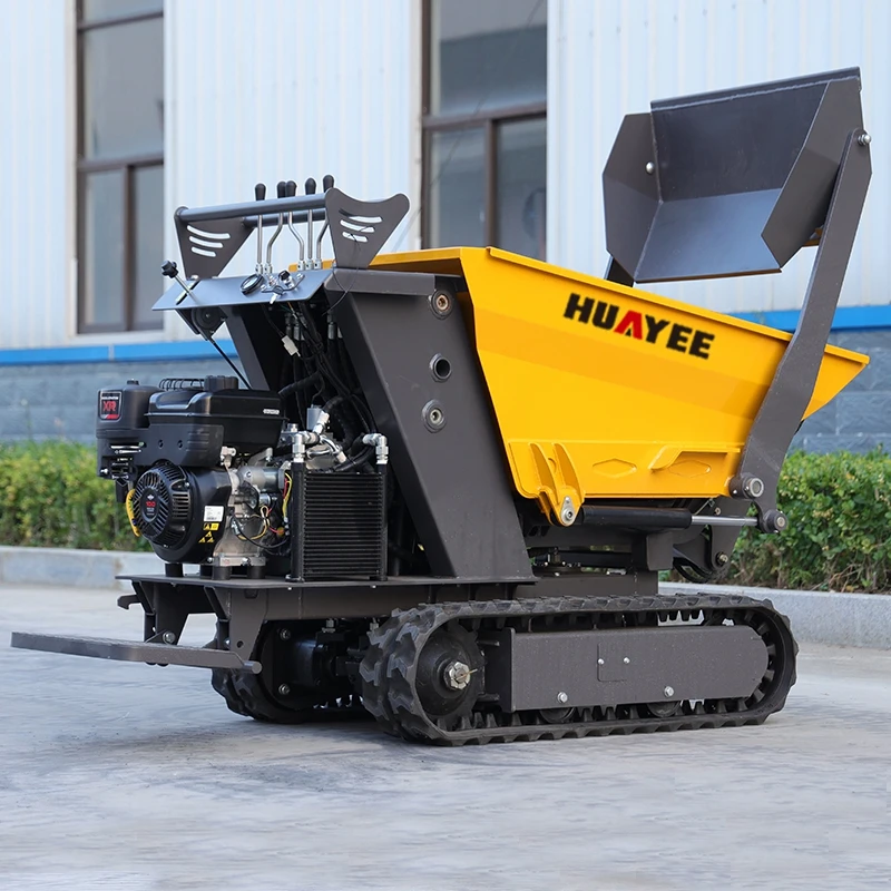 YG Professional Gardening Crawler Farm Small Dumper 4x4 Diesel Truck Mini Dumper view 5