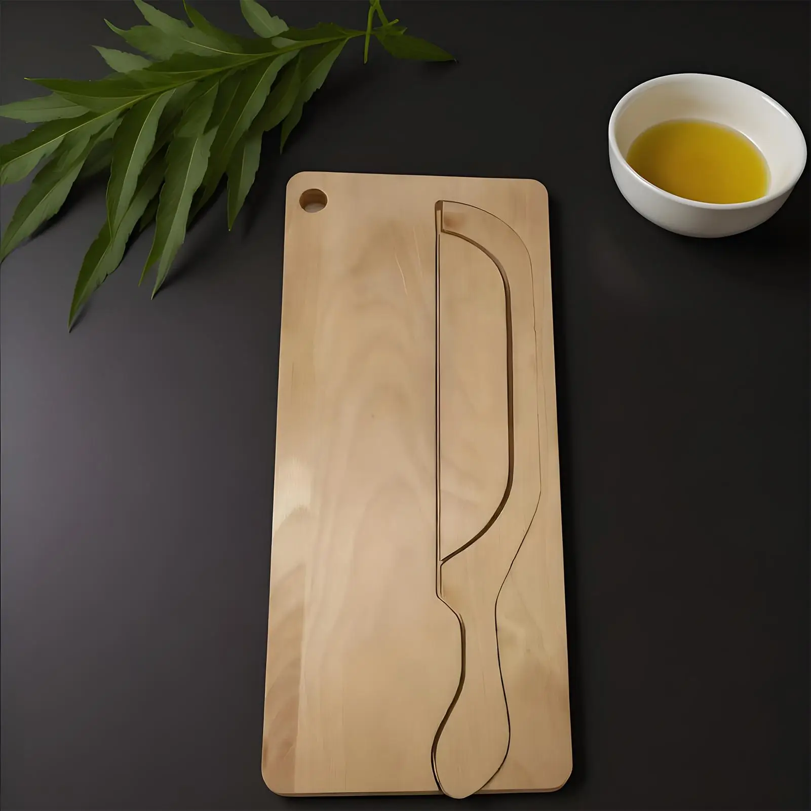 

Слайсер для хлеба с магнитной ручкой, гаджет для нарезки с разделочной доской, ручной нож для лука из нержавеющей стали для дома, кухни, хранения продуктов питания