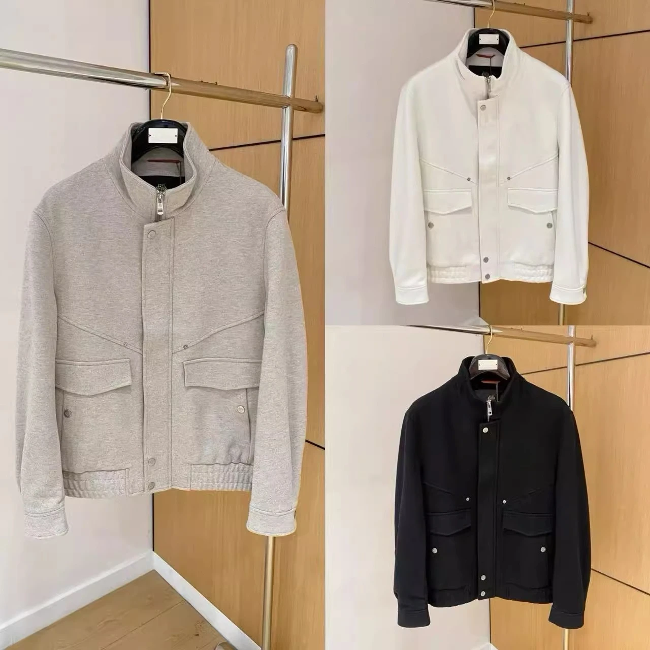 

LP Italian old money style casual stand-up collar jacket