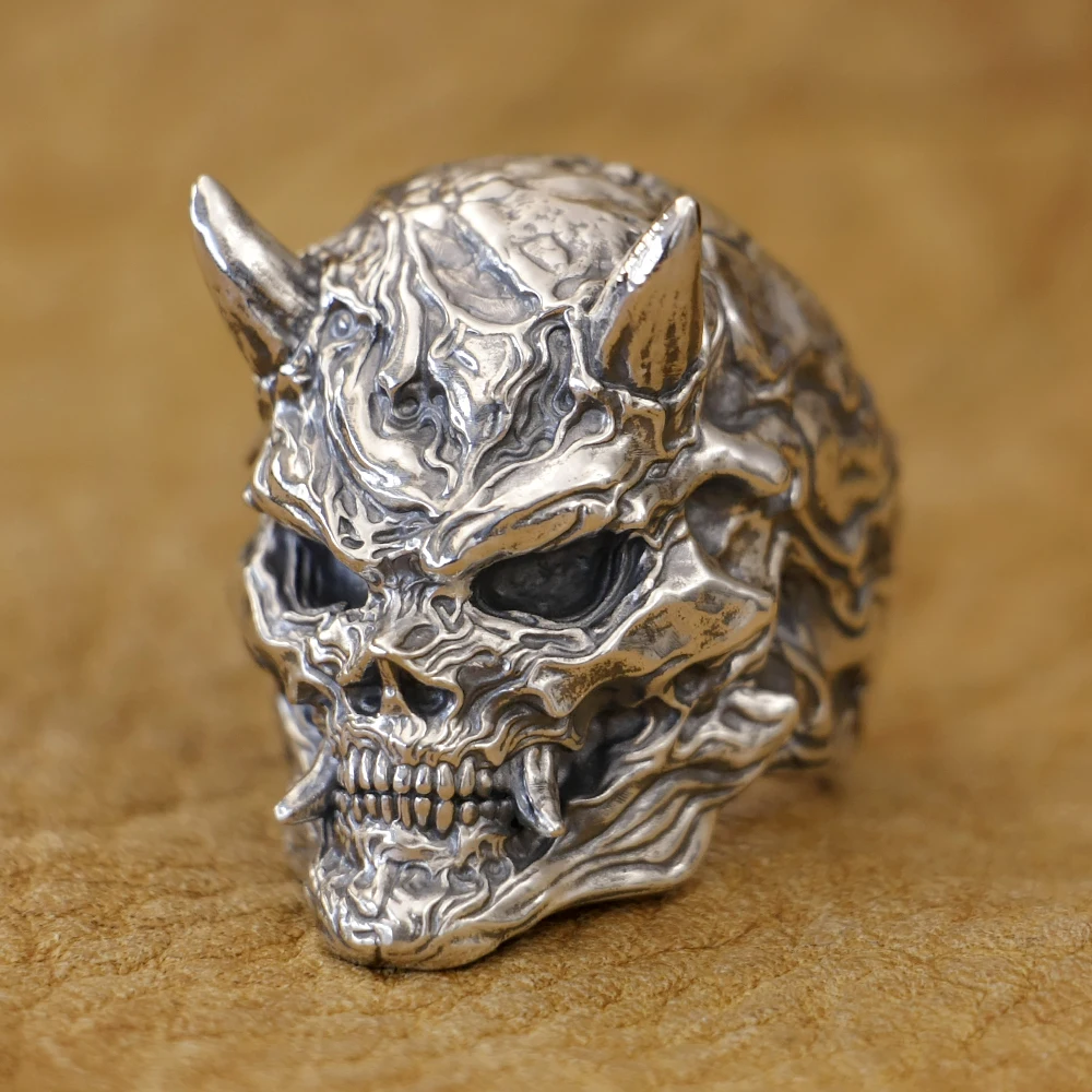 

Ювелирные изделия из стерлингового серебра 925 пробы, черный миф, Wukong, красное кольцо в стиле панк для мальчиков TA515, открытый размер США 8 ~ 15