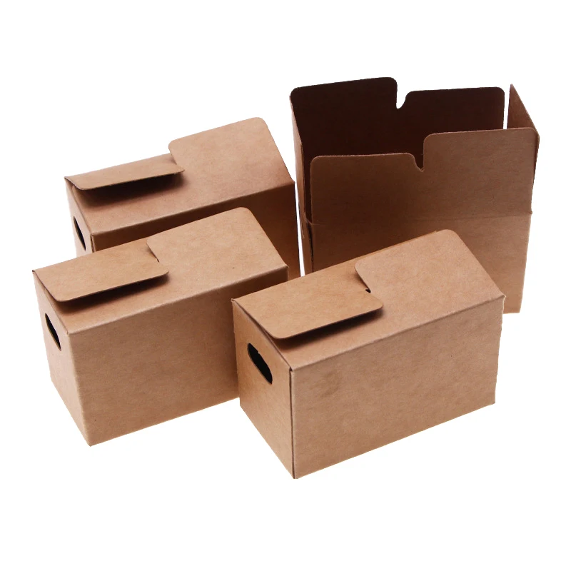 10Pcs/Set Dollhouse Mini Paper Carton Express Boxes Toy Doll House Decoration Furniture Accessories