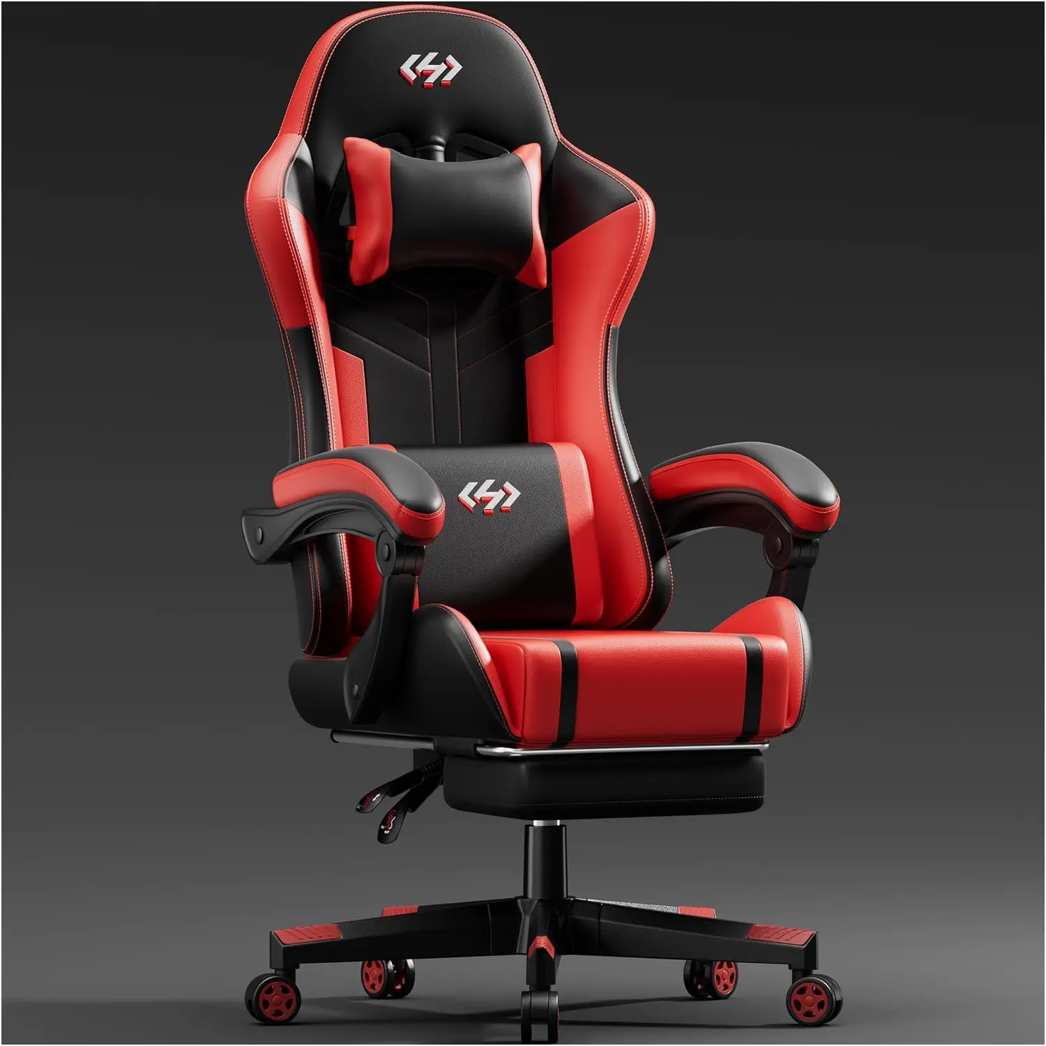 Hldirect Gaming Chair With Pocket Spring Cushion, Video Game Chair, Gaming Computer Chair, Ergonomic Chairs For Adults With