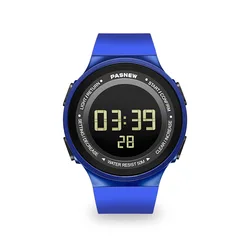 Reloj deportivo a prueba de agua para mujer, diseño Simple, podómetro, reloj electrónico para correr, reloj de mano, reloj de pulsera Digital para mujer, Rojo