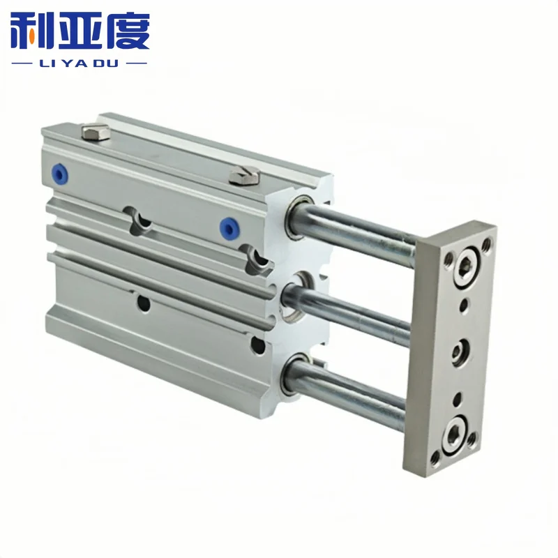 

MGPM12 MGPM16 MGPM20 MGPM25 MGPM32 40 50 63 Серия 80 мм Компактный управляемый цилиндр Ход 10-400 мм Базовый тип с скользящим подшипником