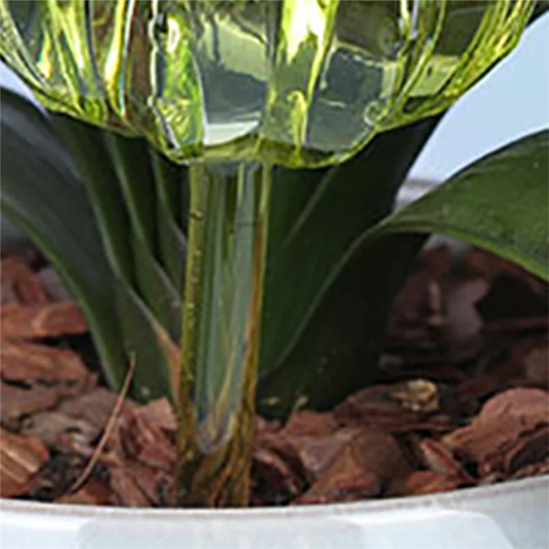 

Устройство для комнатных растений, легкая капельница в форме цветка, автоматические лампы для полива растений, 2 шт., капельное орошение для стекла