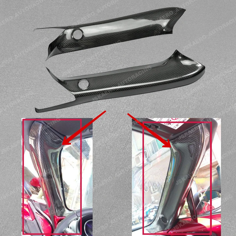 

For Mazda MX5 ND ND5RC Miata Roadster Carbon Fiber A Pillar Inner Trim Bodykits