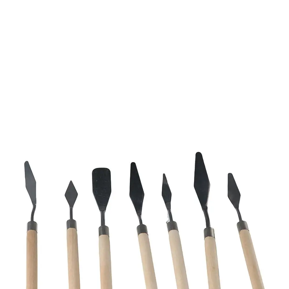 

Professional Art Supplies Gouache Student Acrylic Oil Painting Scraper Set Oil Painting Stick Art Painting Scraper Palette