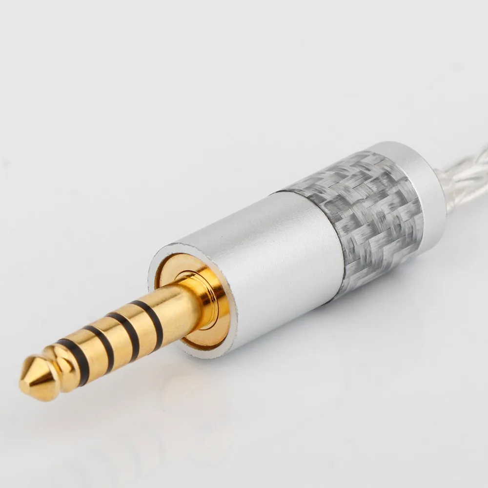 HIFI Single Crystal Kupfer 4,4 mm symmetrischer Stecker auf 4,4 mm symmetrischer Stecker Audio-Adapterkabel 4,4 Stecker auf Stecker Adapter – Detail 4