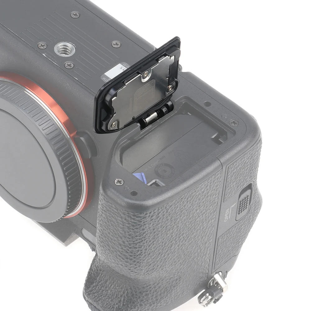 FOTGA-tapa de la puerta de la batería para Sony A7M4, A7R4, A7S3, FX3, Fx30, A1, A9II, piezas de reparación de la Cámara, accesorios de la cubierta de la batería