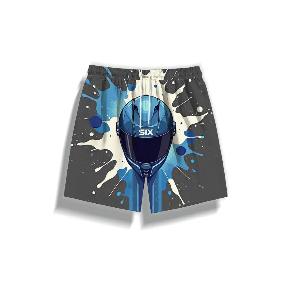 

1pcs Men's Short swim trunks2026 Summer 3D Printed Short sleeve running Quick drying sport Polyester Men's clothing Breathable