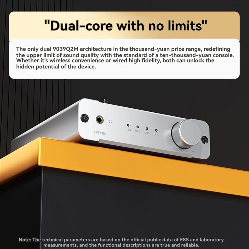 

GROCE-LP1 Pro Bluetooth 5.4 Audio Amplifier DAC HD Lossless Decoder Chip Bluetooth Audio Enhancement 9039Q2M