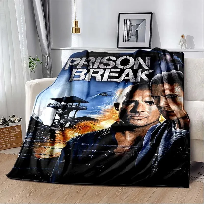 Prison Break TV Show Blanket Lightweight Comfortable Soft Breathable Ultra Warm Blanket Bedding Travel Bedding