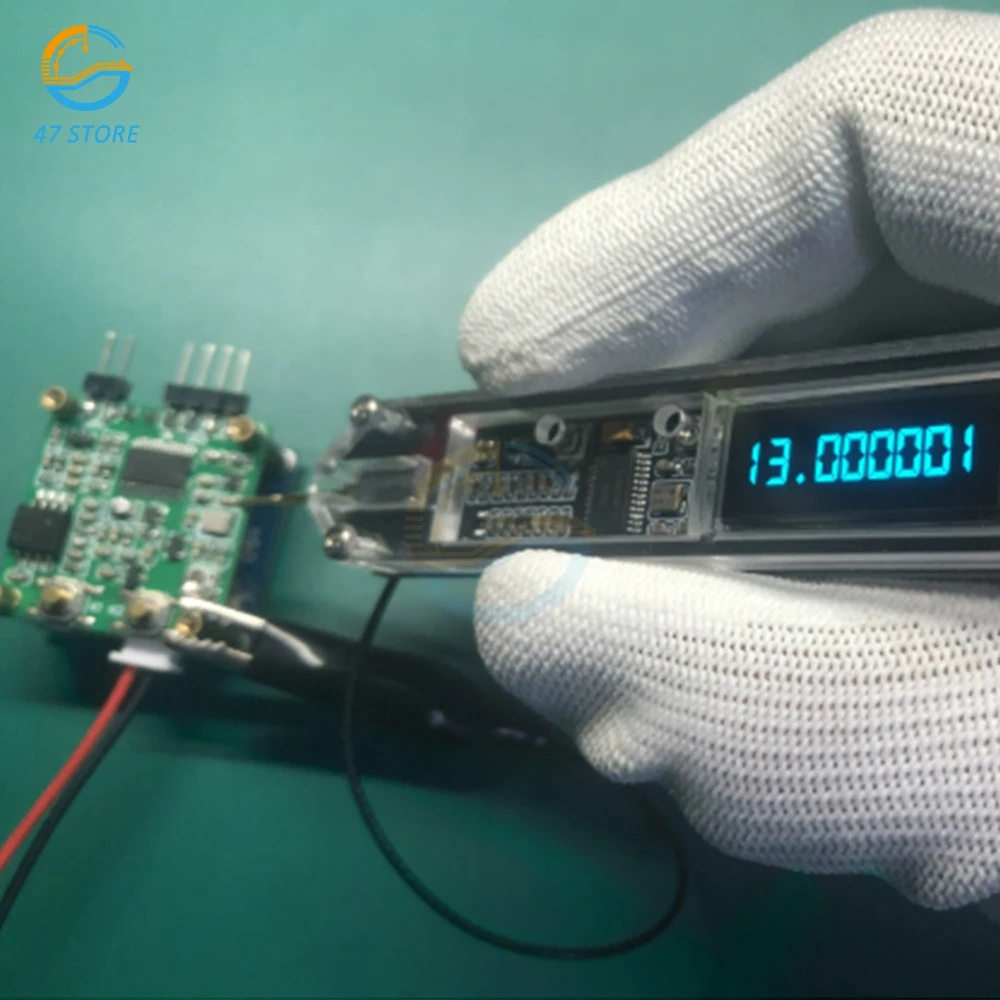 مقياس التردد الدقيق مع شاشة OLED TCXO 0.91 بوصة دقة 1 هرتز 200 هرتز - 100 ميجا هرتز نطاق من النوع C مدعوم لاختبار المذبذب