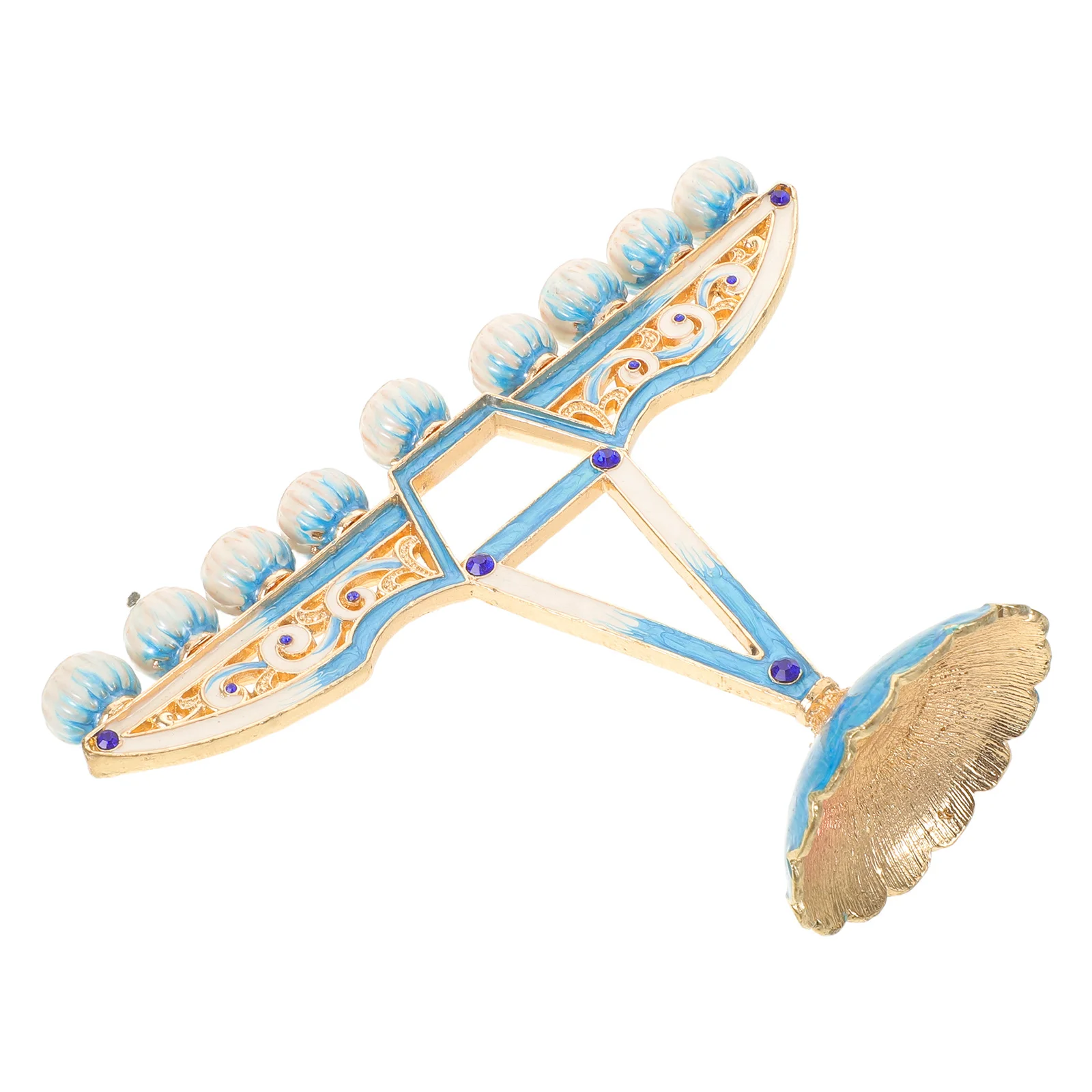 

9 Branch Menorah for Hanukkah - Classic Enamel Jewish Holder - Elegant Table Decor for Chanukah Ceremony - Traditional