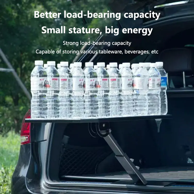 2024 Car Mounted Small Table Board Foldable Dining Table On Sedan Dining Stand Multifunctional Car Trunk Dining Tray ﻿