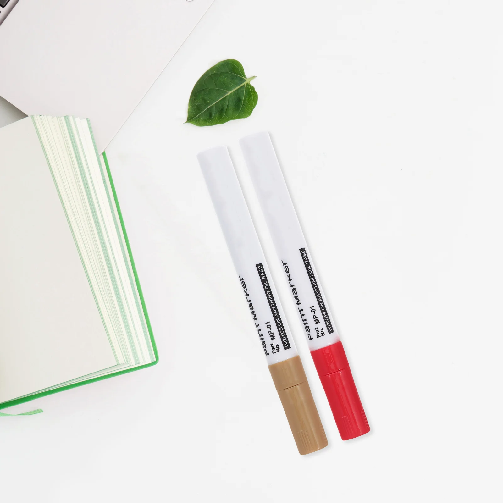 

4Pcs Permanent Oil Paint Markers Waterproof Paint Pens for DIY Craft Rocks Wood Metal Glass Fabric Longlasting Vibrant Colors