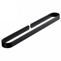 Wall - Mounted Space Aluminum Towel Rack, Punch - Free Design, Perfect for Hanging Towels and Draining Slippers in The Bathroom