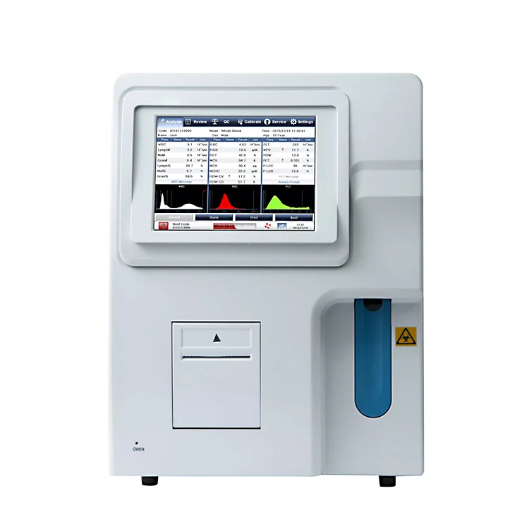 Animal or human use full automatic he-mato-logy equipment/ Veterinary bl-oo-d test he-mato-logy analyzer price