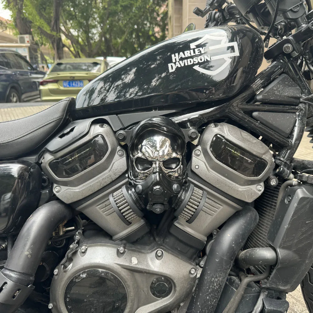 تنطبق على ل هارلي نايتستر 975 RH975 S الجمجمة عالية التدفق مدخل هواء عدة منقي هواء نظام مرشح دراجة نارية Accessories2022-2025 #2