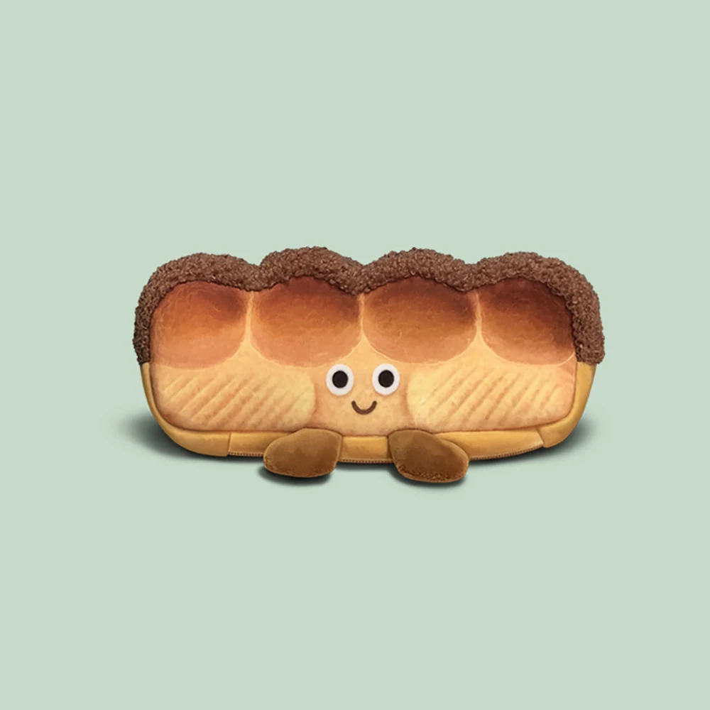 مضحك الخبز مقلمة بشكل جذاب أفخم الإبداعية حقيبة أقلام رصاص حقيبة أدوات مكتبية مدرسية الأطفال مقلمة جوائز الهدايا طالب مقلمة