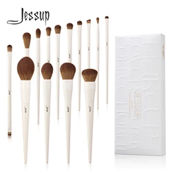 Jessup Makeup Brushes Set,10-14pcs Makeup Brush Powder Foundation Blending Concealer Eyeshadow Highlight T329