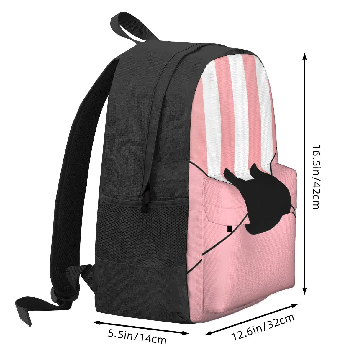 Biene und Welpen Katze Temp Arbeits aufgabe horizontale Rucksäcke Bücher tasche Schult aschen Cartoon Kind Rucksack Laptop Rucksack Umhängetasche