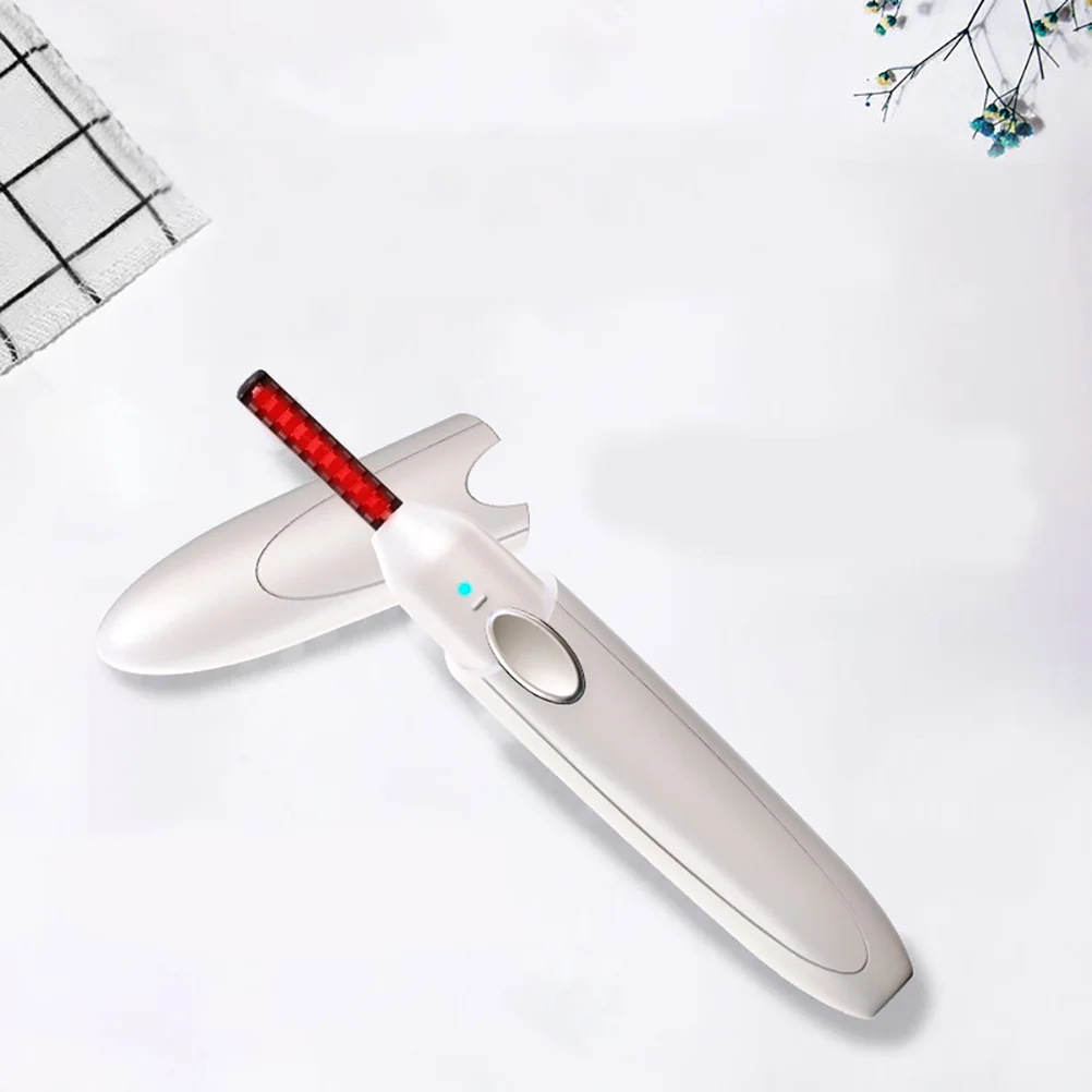 Recourbe-cils électrique Portable, chauffage rapide, conception de tête de brosse humanisée, sûre pour la peau et les cils