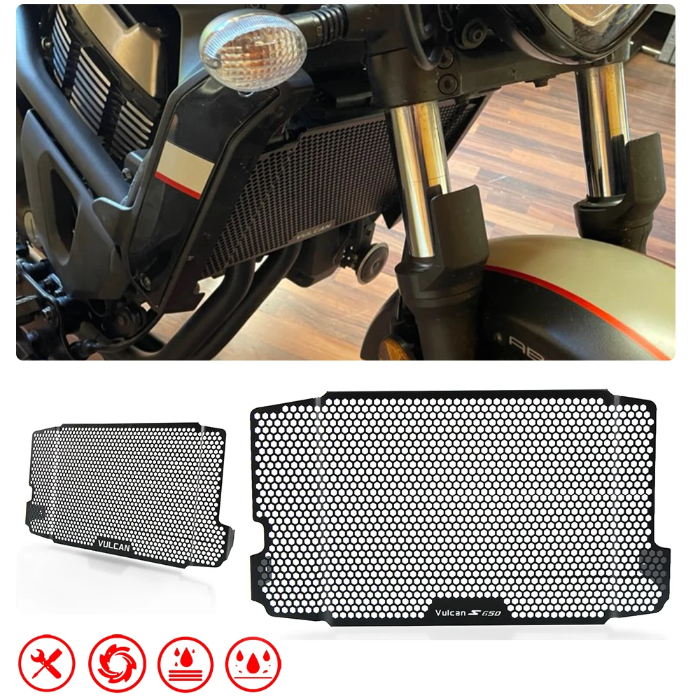 

Radiator Guard For Kawasaki VULCAN S Cafe Sport VULCAN 650 Radiator Grille Guard Protector Cover 2015 2016 2017 2018 2019 - 2024