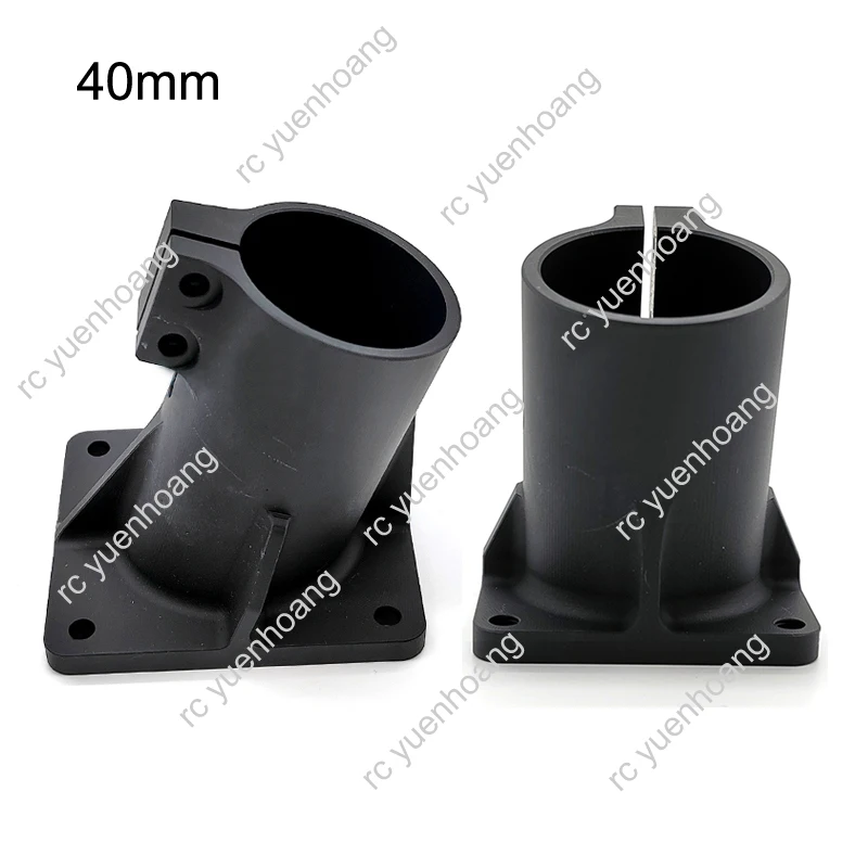 Base de montage pour train d'atterrissage de importateur RC, 6061, 35mm/40mm, siège en fibre, 5 axes, usinage fine pour la protection des plantes, accessoires UAV, 1 pièce