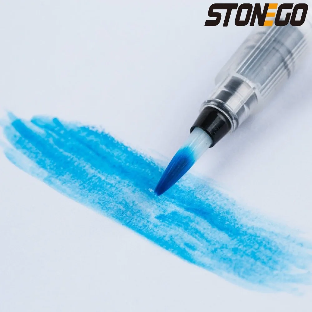 صندوق معدني محمول مطلي بالألوان المائية الصلبة 12/18/24 لونًا مع فرشاة لأطفال المدارس والفنانين المحترفين واللوازم الفنية