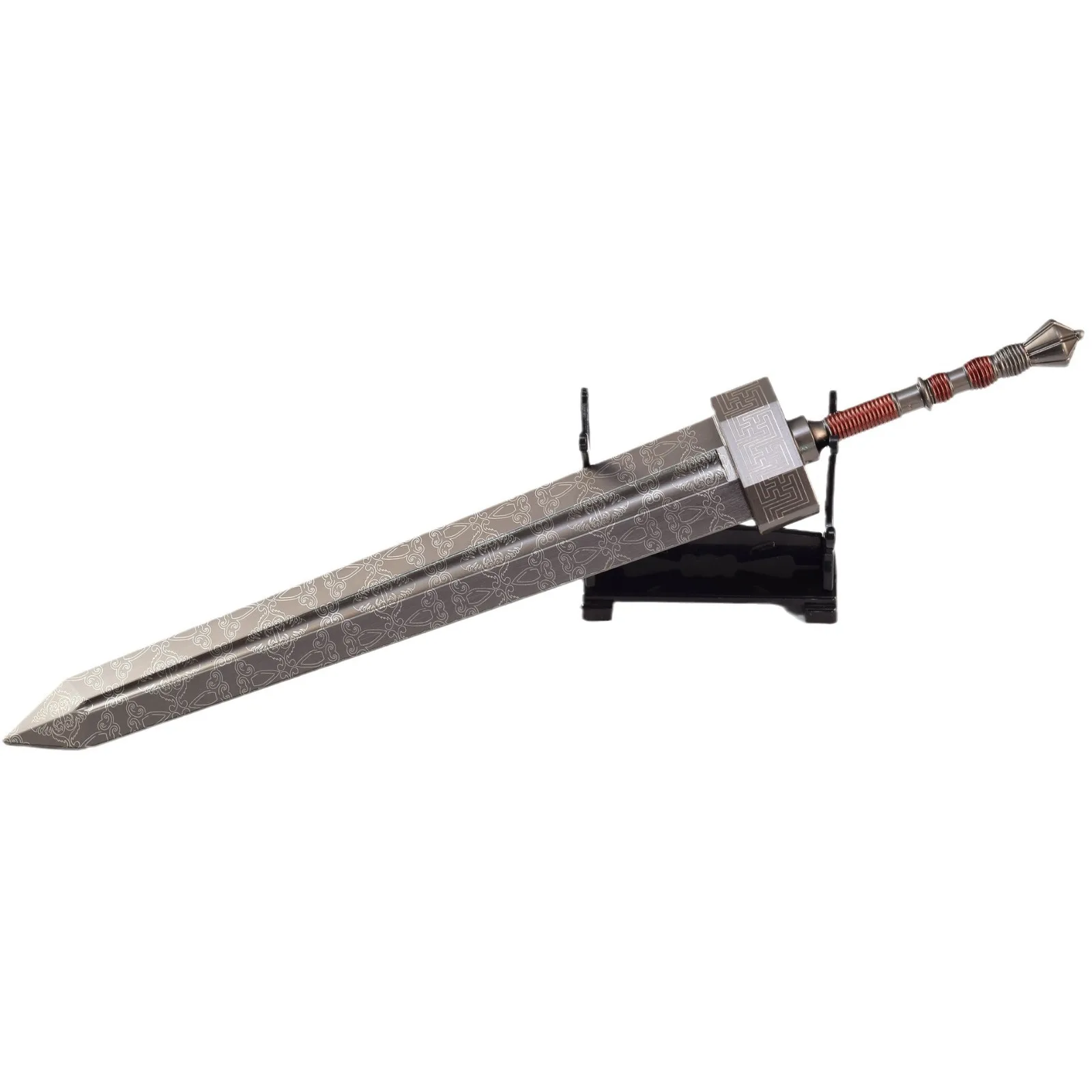 30 cm Eldenn Katana Damascus Zwaard Anime Game Wapen Mini Staal Ninja Blade Real Sized Japanse Katana Samurai Sabel Jongen speelgoed Gift