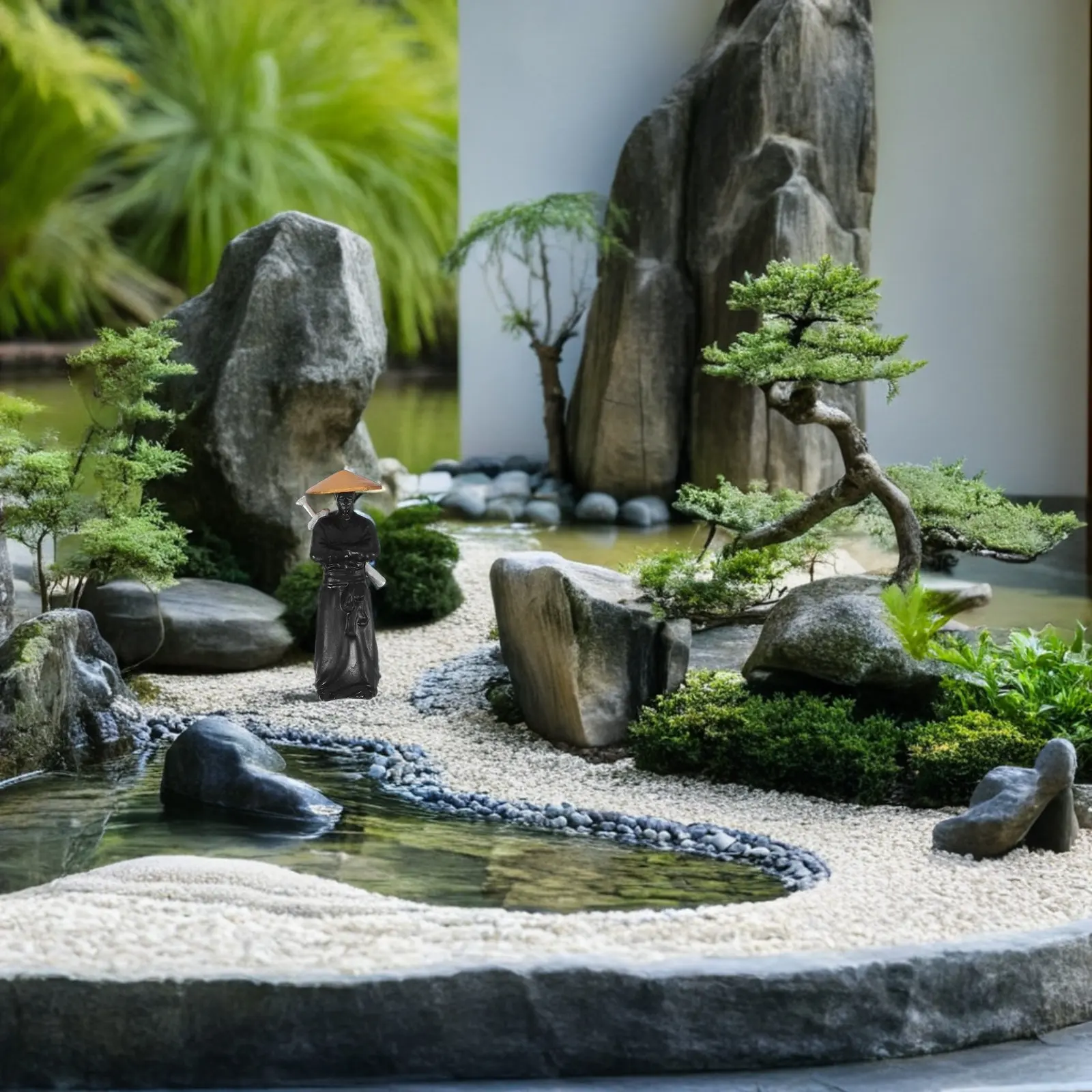 

Набор из 6 миниатюрных пластиковых фигурок древних китайских воинов для микроландшафта, декор для бонсай, аквариума, сказочного сада, рабочего стола