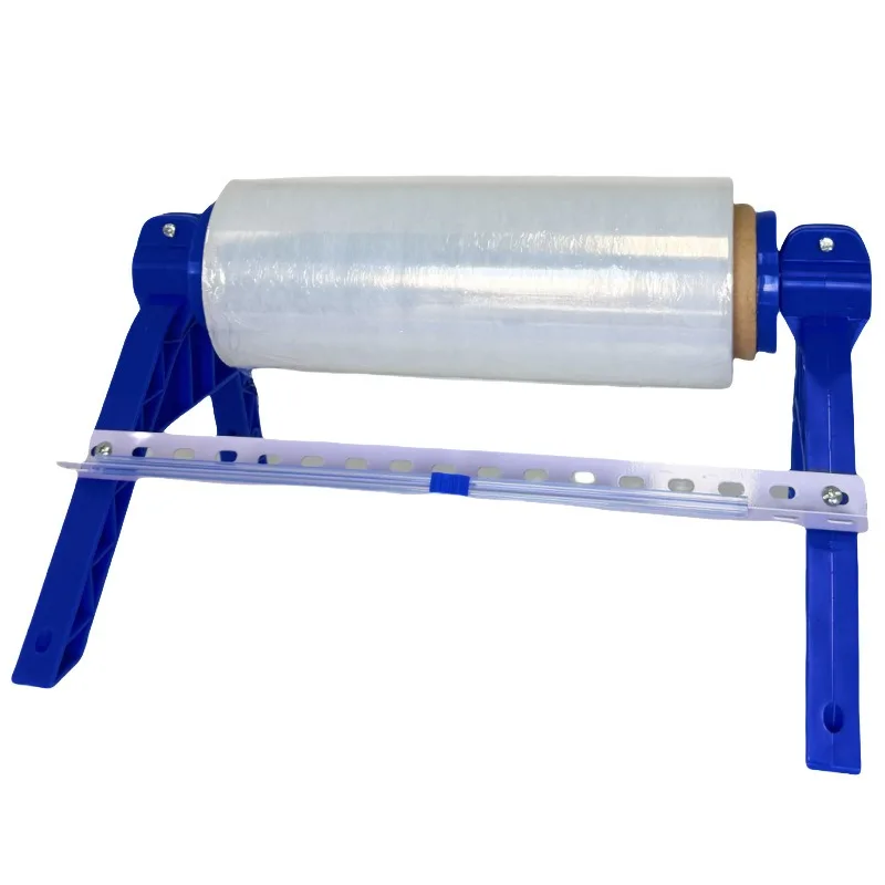 Strapping Machine Packaging Equipment New Small Manual Wrapper Bracket for Cling Film Cutting Function Commercial Packaging Tool - view 6
