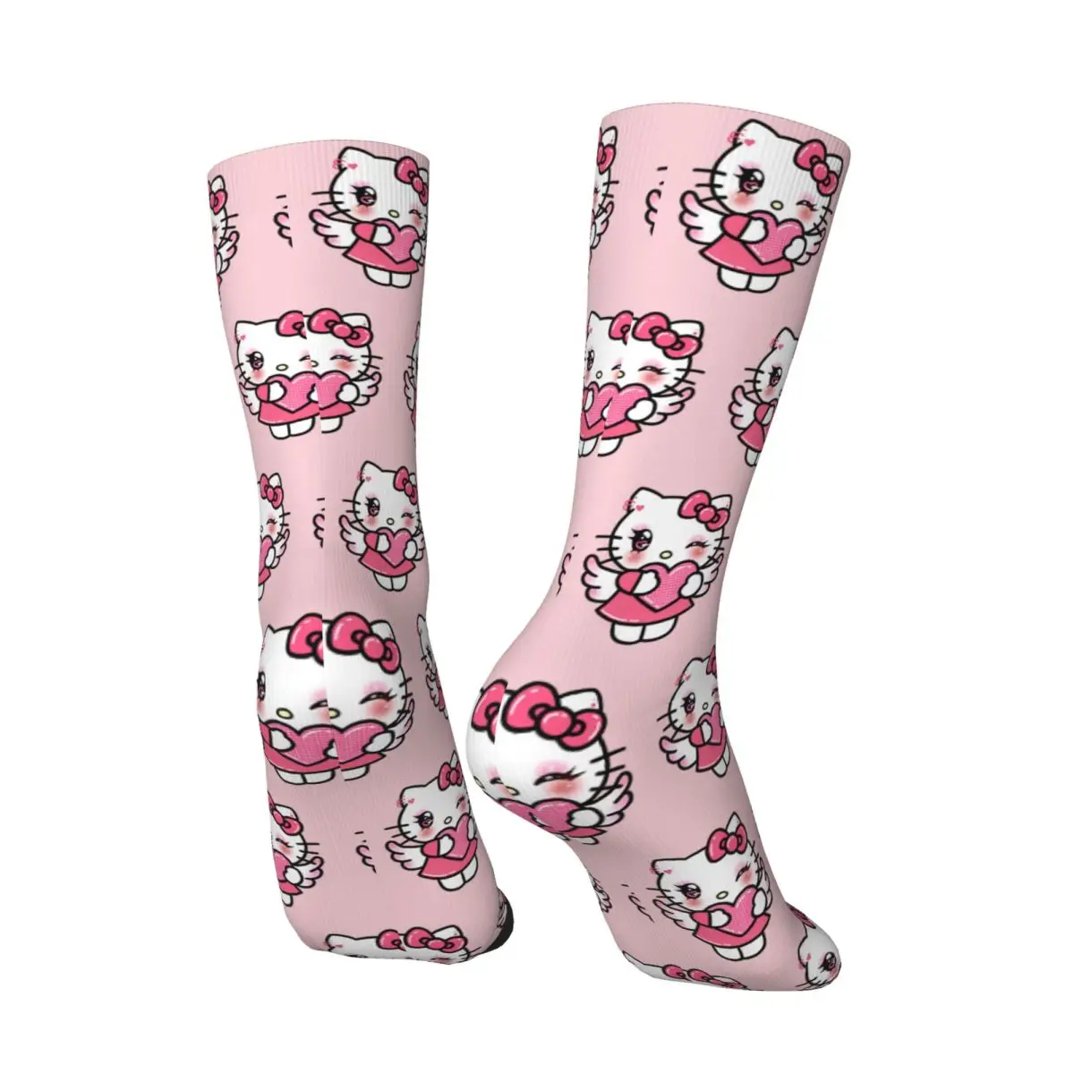 Hello Kitty Stockings Adults Men Lover Socks Soft Trendy Socks Autumn Climbing Anti-Slip Design Socks Birthday Gift