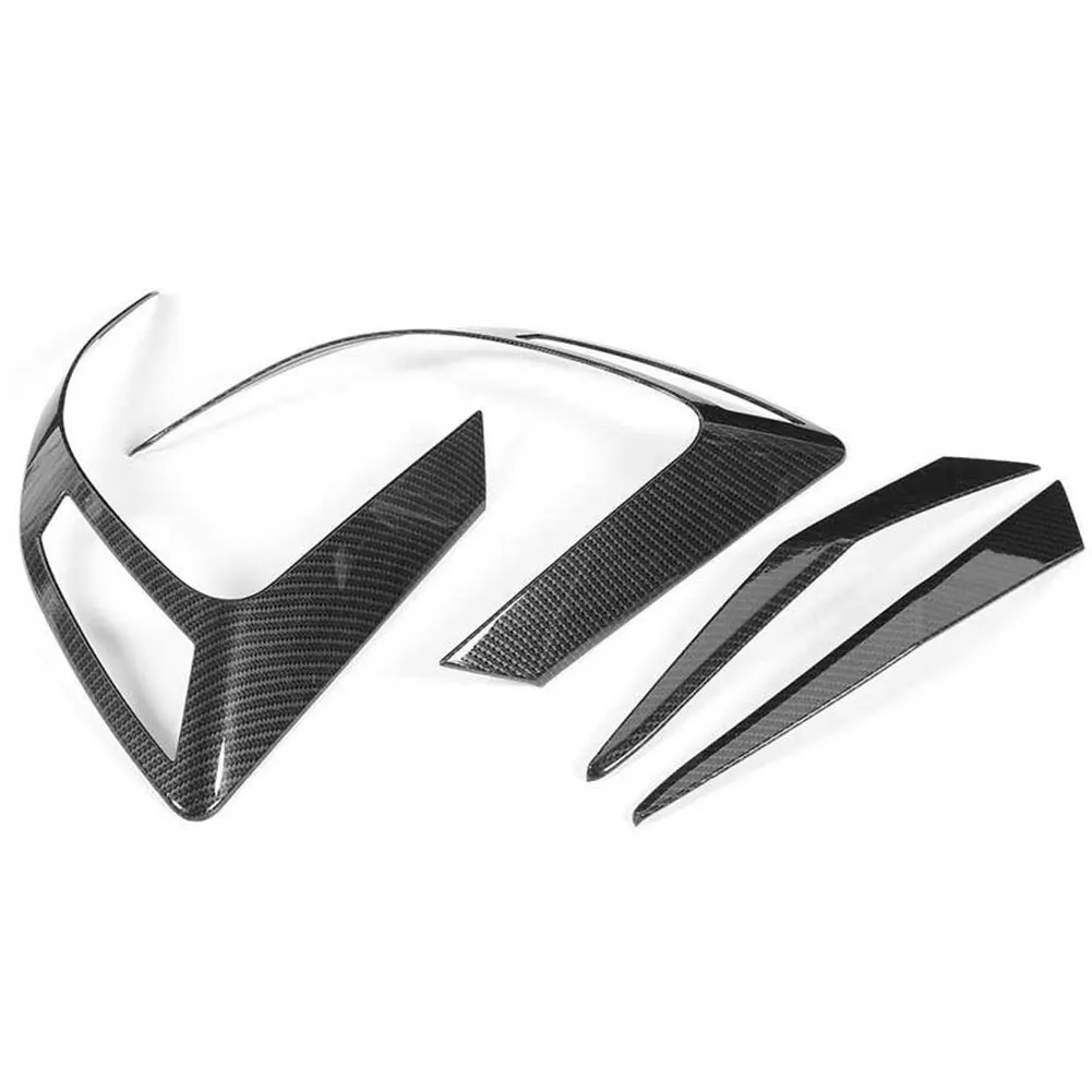 

4pcs Rear Tail Light Trim Cover Fit for Honda Civic 10th 2016 2017 2018 2019 Carbon Fiber Style Taillight Decor Automobiles