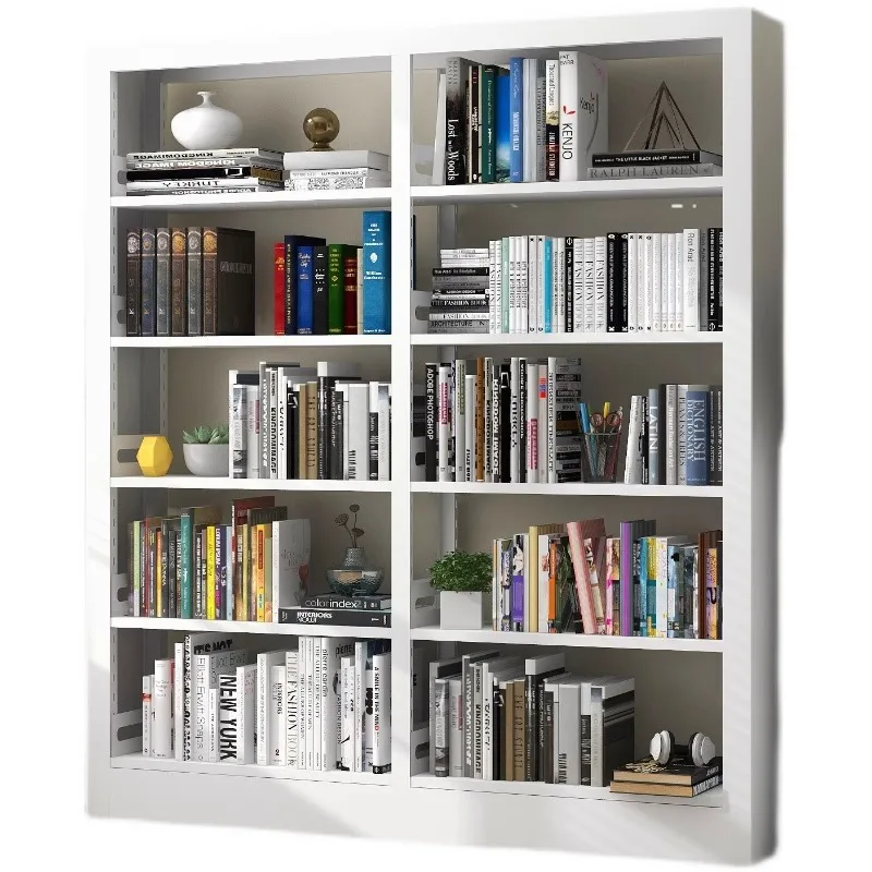 

Steel bookshelves, libraries, bookstores, reading rooms, single and double-sided shelves