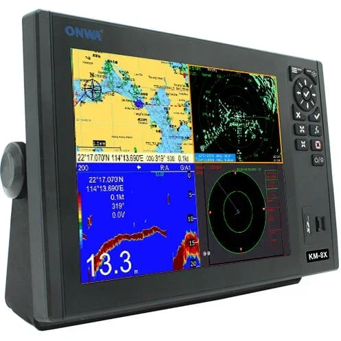 KM series km-8x km-12x Marine GPS Chart plotter AIS TRANSPONDER Fish Finder Radar echo sounder multi function display nmea2000