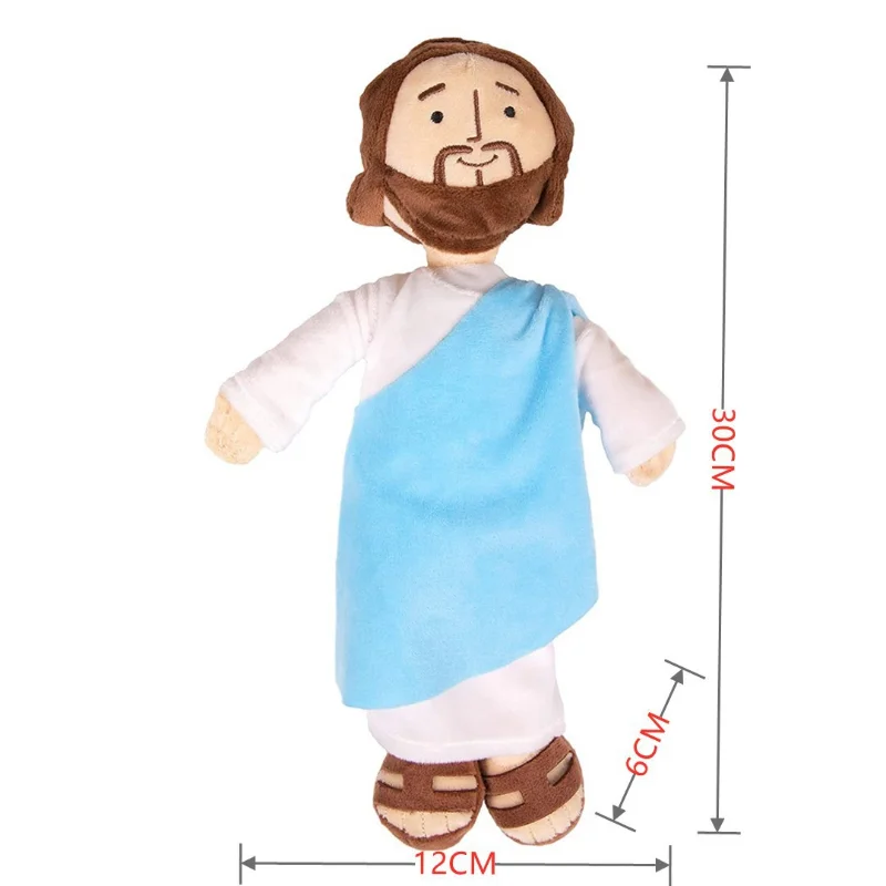 New 32cm PP Cotton Jesus Character Plush Doll Arab Doll 4-6 years old  Children Toy