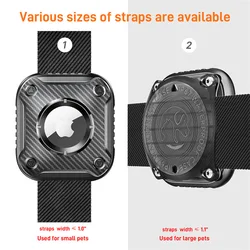 Eayburst Waterproof Air Tag Holder case for Airtags Dog Collar protective cover Ultra-Durable AirTag GPS Tracker Accessories