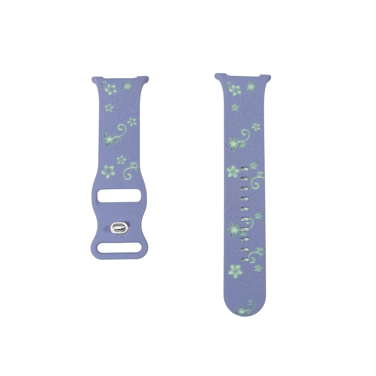 Bedrucktes Design-Armband für Samsung Galaxy Watch8 9 40 44mm Silikonband mit Gravur für Galaxy 8Classic 46 Blumenmuster-Armband – Detail 18