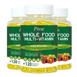 Fruit & Vegetable Complex Capsules Rich In Multivitamins & Dietary Fiber Whole Foods Superfoods Boost Immunity