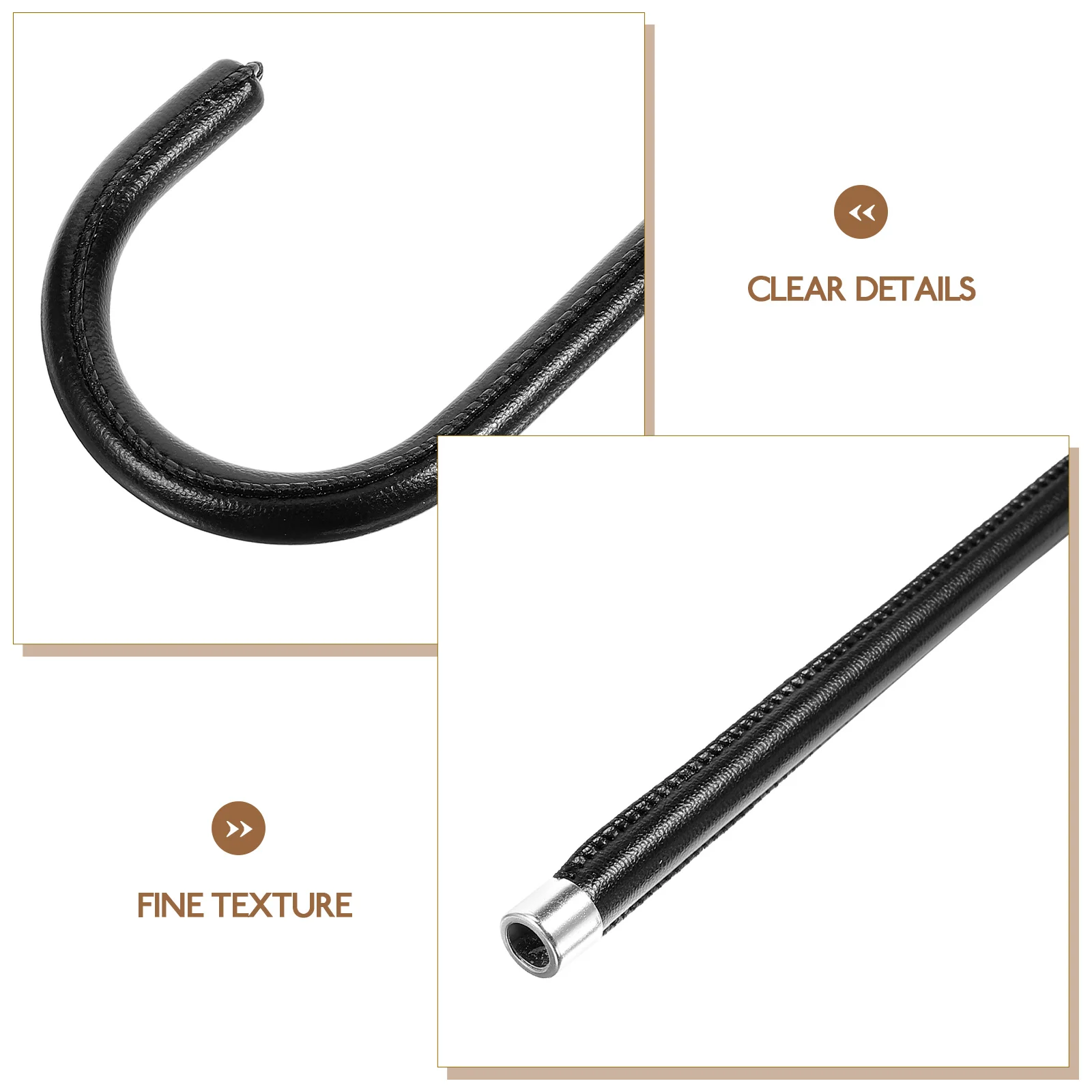 

Umbrella Handle Accessories Replacement Parts Sun Plastic Foldable Practical Coffee Color Long Handle 10mm