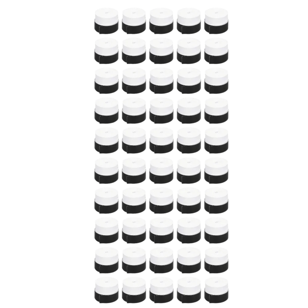 25pcs/50pcs Holeless Flat Racket Grip Tape Sweat Control Non Slip Racket Overgrip Breathable PU Handle Grip Wrap Fishing