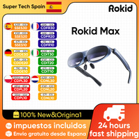 New Rokid Max Smart AR 3D Glasses Micro OLED 215”Max screen 50° FoV Viewing For Phones PC Projected Screen All-in-One navidad